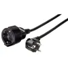 Hama 00047869, 3 m, tipo F, nero, 1 presa CA, nero, 200 mm Anteprima dell’immagine prodotto 1