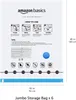 Sacs de rangement sous vide jumbo Amazon Basics avec pompe Voir les images du produit 3