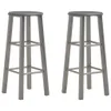 vidaXL Tabouret de bar 2 pcs. anthracite MDF Voir les images du produit 6