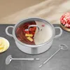 Shabu Shabu Hot Pot - Geteilter Topf - 32 cm - 304 Produktbild-Vorschau 3