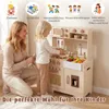 COSTWAY Cucina per bambini, cucina giocattolo con fornelli Anteprima dell’immagine prodotto 9