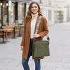 Damen Umhängetasche mittelgroß, Schultertasche mit mehreren Produktbild-Vorschau 3