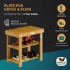 CASARIA® Stojak na buty z siedziskiem Lite drewno Udźwig Podgląd zdjęcia produktu 7