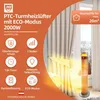 SHX SHXPPTC20R, Elektrischer Raumheizlüfter, Keramik, 24 h, Produktbild-Vorschau 8