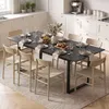 Mesa de comedor extensible HOMCOM, 140/180 x 80 cm, para Vista previa de la imagen del producto 2
