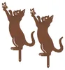 Maximex Gartenstecker Katze und Schmetterling, 2er Set, Produktbild-Vorschau 1