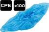 A single blue disposable shoe cover is shown against a white background. Anteprima dell’immagine prodotto