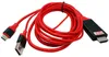 USB-C zu HDTV HDMI Adapter Kabel Stecker Rot bis zu 4K 2K Produktbild-Vorschau 10