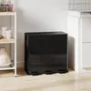 HOMCOM Vuilnisbak, 3x20 liter, roestvrij staal, met zachte Productafbeelding-voorbeeld 2