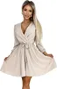 Numoco Formelle Frauenkleider Bindy beige S/M Produktbild-Vorschau 7