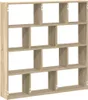 vidaXL Étagère cube 12 compartiments Chêne Sonoma Matériau Voir les images du produit 6