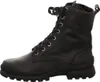 A black leather lace-up boot shown from the side against a white background. Produktbild-Vorschau
