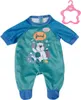 BABY born Strampler Blau, 43cm Produktbild-Vorschau 7