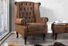 riess-ambiente Chesterfield Sessel 85cm antik braun Produktbild-Vorschau 11