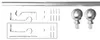 Ausziehbare Gardinenstange »Köln« 170-335 cm Silber Ø22/25 Produktbild-Vorschau 6