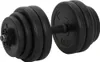 vidaXL Haltères courts 2x15 kg Voir les images du produit 1