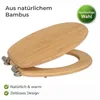 sanicomfort Bambus WC-Sitz Mit Absenkautomatik – Produktbild-Vorschau 3
