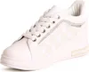 A single beige wedge sneaker is shown against a white background. Produktbild-Vorschau