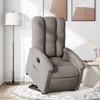 vidaXL Relaxsessel mit Aufstehhilfe Taupe Stoff Produktbild-Vorschau 2