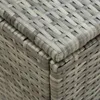 A close-up view of the woven texture of a grey outdoor storage box. Produktbild-Vorschau