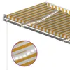 Automatische Markise mit LED & Windsensor 400x350 Gelb/Weiß Produktbild-Vorschau 5