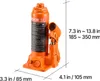 VEVOR hydraulický zvedák na láhve s nosností 4 t, rozsah Náhled obrázku produktu 10