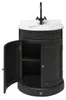 SIGNATURE - Meuble de lavabo noir mini HAUSMLANN Voir les images du produit 4