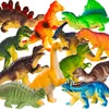 A collection of toy dinosaurs arranged on a white background. Náhľad obrázku produktu
