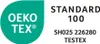 A certification logo with text. Produktbild-Vorschau