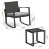 BEALIFE WR210 Rattanset 3-tlg. | Gartenset mit Grauen Produktbild-Vorschau 8