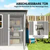 Outsunny Gerätehaus 2,55m², Gartenhaus mit Pultdach, 221 x Produktbild-Vorschau 5