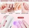 4-in-1 elektrischer Nagelknipser mit Nagelfeile, LED-Licht Produktbild-Vorschau 2