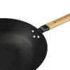 Gusseisen wok pfanne Ludmiła 30cm Holzgriff Bratpfanne GAS Produktbild-Vorschau 5