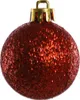 TrendLine Weihnachtskugeln bruchfest, langlebig Ø 4 cm rot Produktbild-Vorschau 4