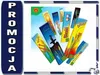 A collection of colorful boxes containing sparklers or similar items, with promotional text on the left. Náhled obrázku produktu