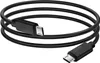 A black Micro USB to Micro USB cable coiled on a white background. Produktbild-Vorschau