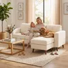 HOMCOM L-förmiges Sofa mit umkehrbarer Chaiselongue, Produktbild-Vorschau 8