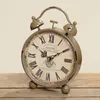 Tischuhr Orleans Material Metall Hellbraun H 13cm Produktbild-Vorschau 4