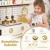 COSTWAY Cucina per bambini, cucina giocattolo con luci, Anteprima dell’immagine prodotto 8