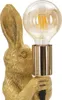 Mauro Ferretti lampe de table lapin E27 13x17x35.5 cm or Anteprima dell’immagine prodotto 3