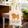 Mr. & Mrs. Panda Einkaufstüte Hund Flauschig - Transparent Produktbild-Vorschau 5