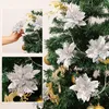 12 Stück glitzernde Weihnachtssterne, 14 cm, künstliche Produktbild-Vorschau 5