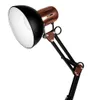 Stolní lampa XUDO E27, černá a zlatá, kovová, nastavitelná Náhled obrázku produktu 7