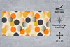 MuchoWow® Mauspad Mousepad Tupfen - Design - Retro - Orange Produktbild-Vorschau 3