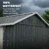 Geräteschuppen Gerätehaus Metall Gartenhaus Satteldach Produktbild-Vorschau 5