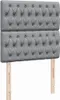 Boxspringbett mit Matratze Hellgrau 90x200 cm Stoff Produktbild-Vorschau 7