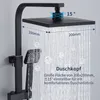 HOMELIVE Regendusche Duschsystem Edelstahl Duscharmatur Produktbild-Vorschau 4