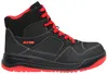 Veiligheidsschoenen met veters, model MAVERICK, zwart-rood, Productafbeelding-voorbeeld 2