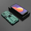 Galaxy M12 Hülle, Dual Layer PC TPU Bumper Stoßfest Ständer Produktbild-Vorschau 2