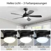 Sofucor Deckenventilator, DC 106,5 cm, fünf ABS-Flügel, mit Produktbild-Vorschau 6